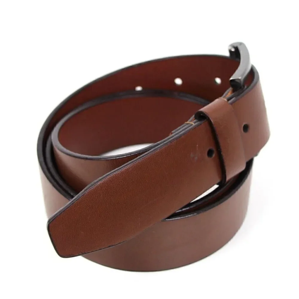 CLASSIC BROWN GENUINE LEATHER 1.25